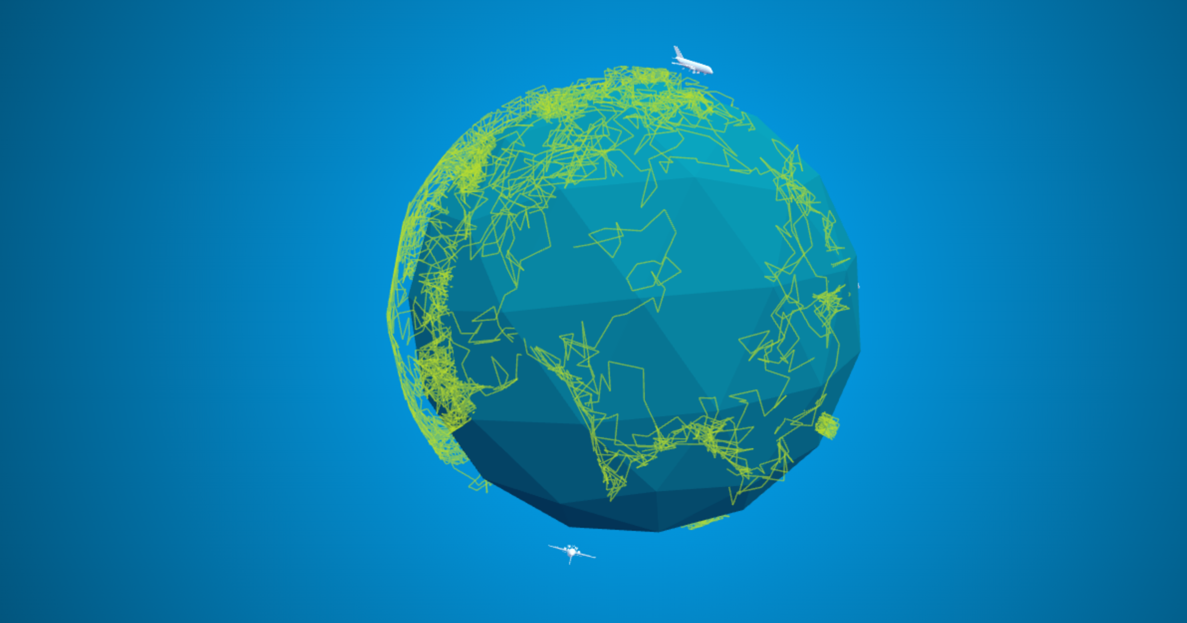 fond 3D animation platet