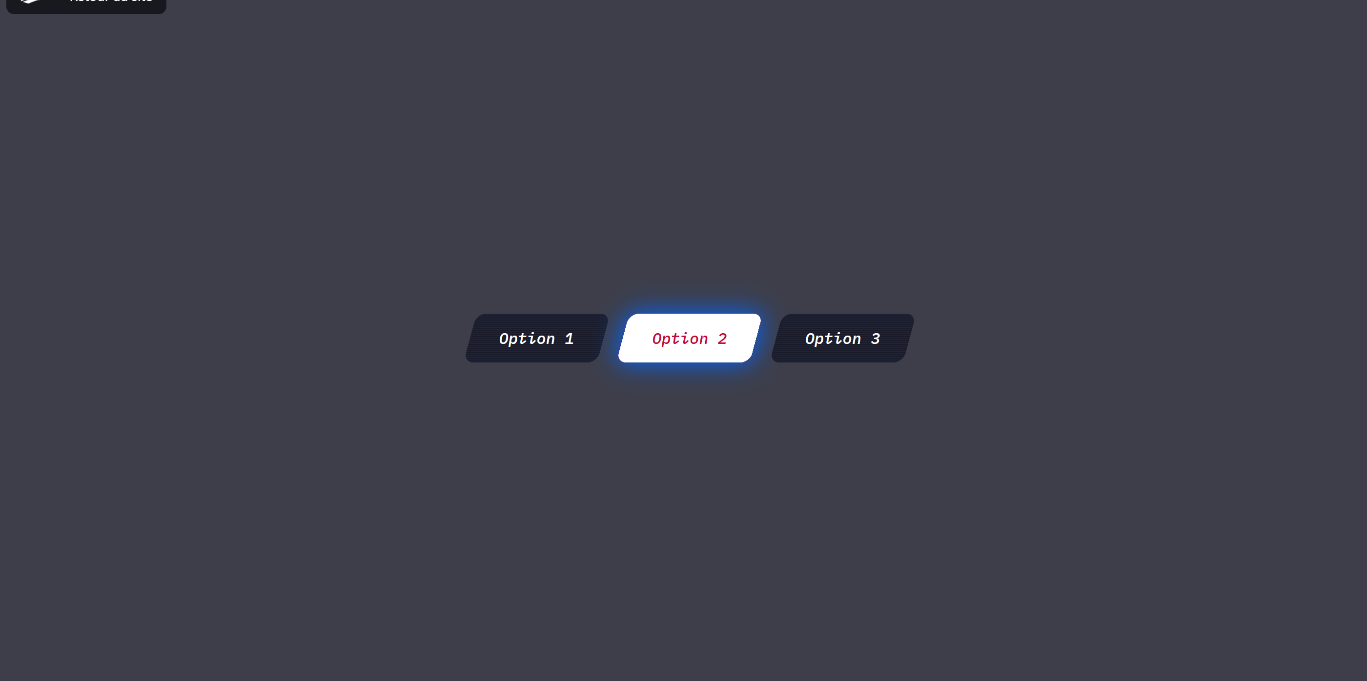 bouton futuriste animation