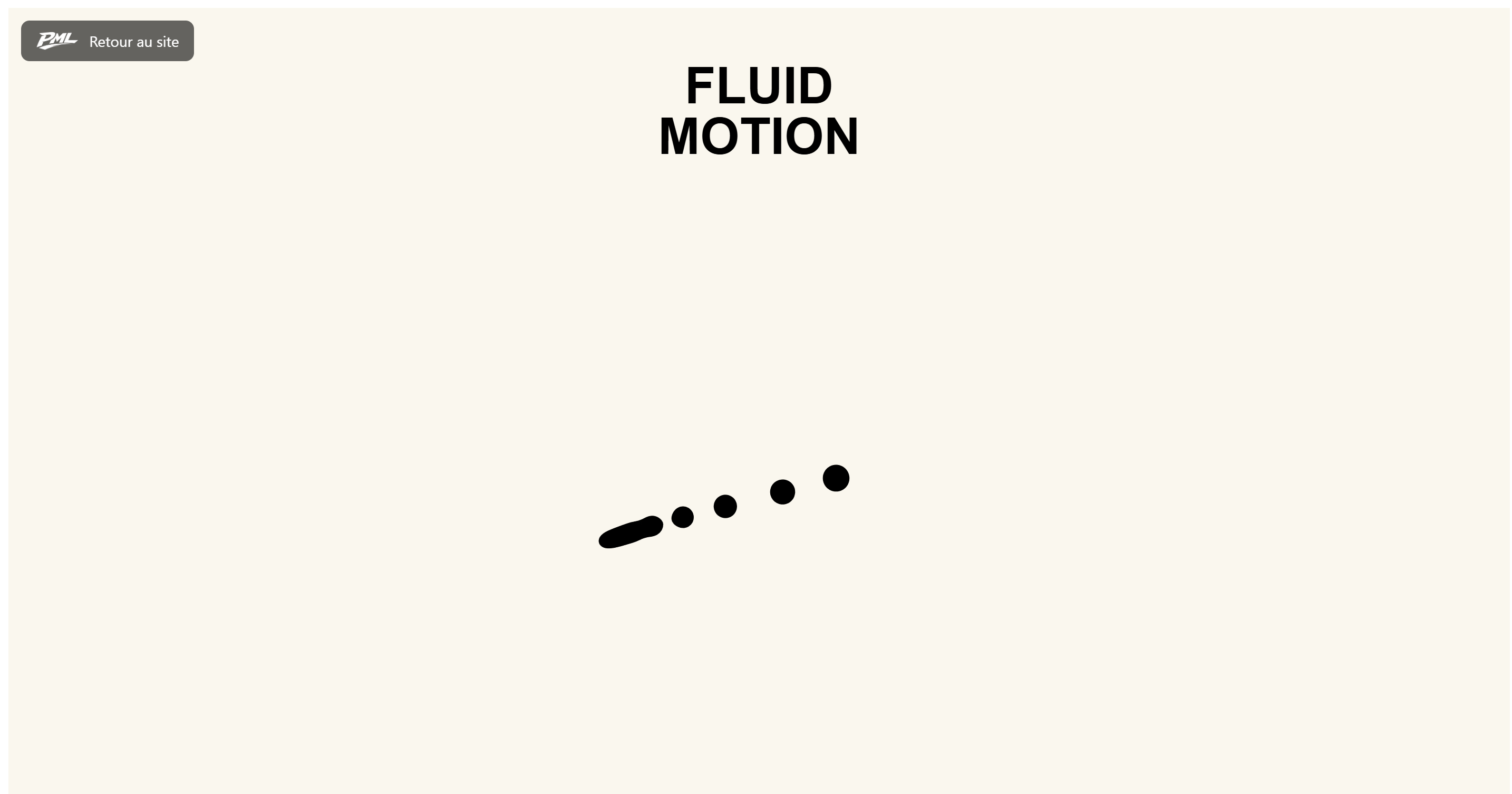 curseur fluid effect