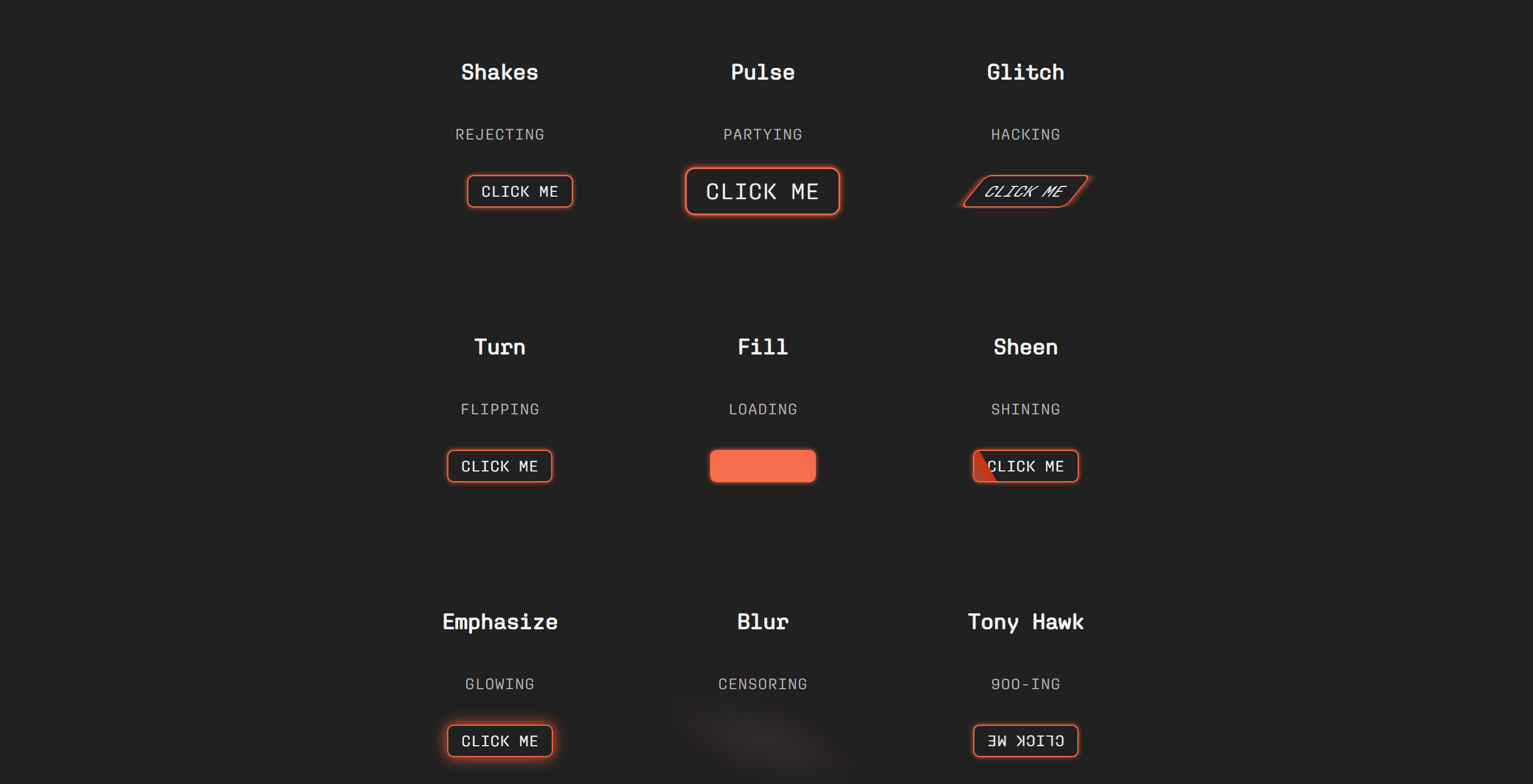 bibilothéque de style de bouton